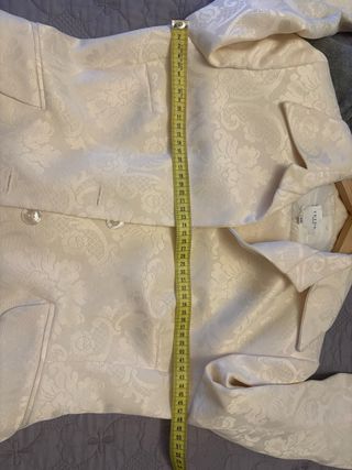 Traje de ceremonia beige mujer T.M