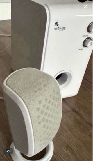 Altavoces Netway Blancos con Subwoofer