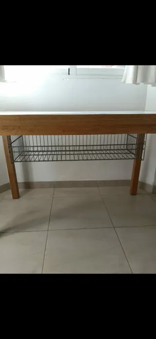 Mesa maciza madera de roble