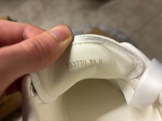 Alexander McQueen sneakers bianche nere 39