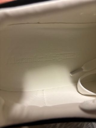 Alexander McQueen sneakers bianche nere 39