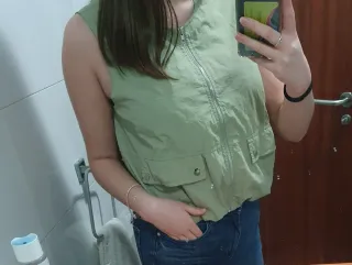 Chaleco verde Shein Talla L