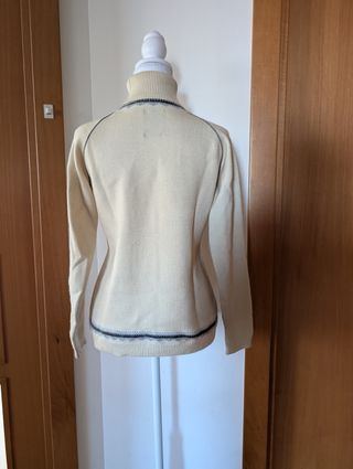 Jersey Napapijri Lana Mujer Talla M Beige Gris