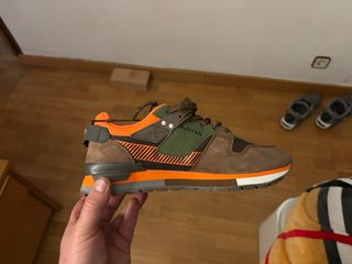 Zapatillas RUNYAN Marrón Verde Naranja