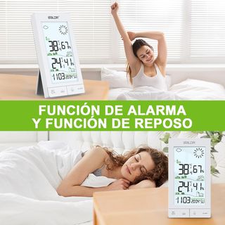 Estación Meteorológica Inalámbrica Con Sensor, Ter