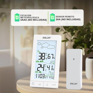 Estación Meteorológica Inalámbrica Con Sensor, Ter