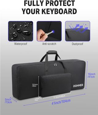 Funda Teclado Donner 61 Teclas Impermeable
