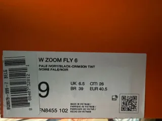 Nike Zoom Fly 6 Donna Bianco Rosa