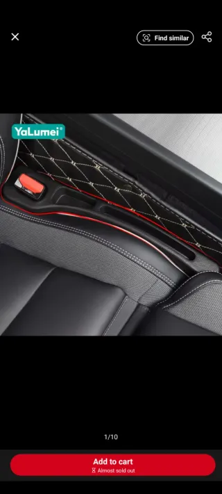 Organizadores Relleno Hueco Asiento Coche