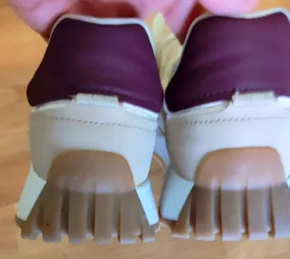 Zapatillas Zara Beige, Crudo y Burdeos