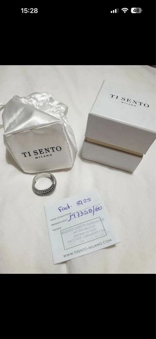 Anel Ti Sento Milano Prata
