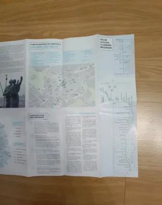 MAPA VIA DE LA PLATA O CAMINO MOZÁRABE