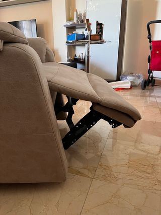 Sillón relax motorizado gris