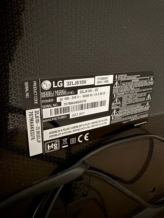TV LG 32LJ610V Negro SMART TV