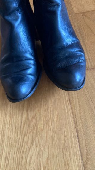 Botas piel caña alta mujer T 38