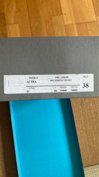 Botas piel caña alta mujer T 38