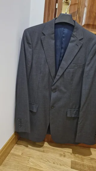 Traje Purificación García Raya Gris Talla 52
