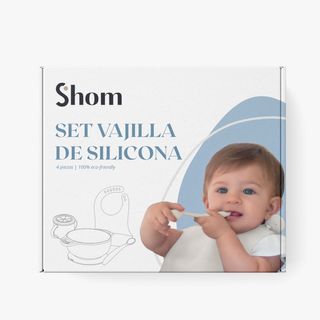 Vajilla Bebé Silicona Libre Parabenos