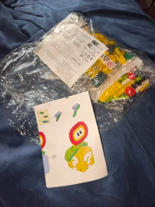 Planta Fuego Lego Super Mario