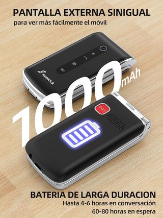 SweetLink F1 Teléfono Móvil para Personas Mayores,
