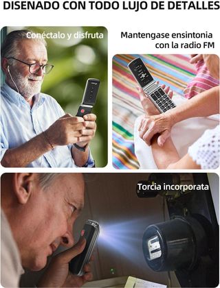 SweetLink F1 Teléfono Móvil para Personas Mayores,