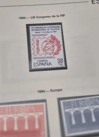 Sellos España 1984 Completo Edifil.6 hojas