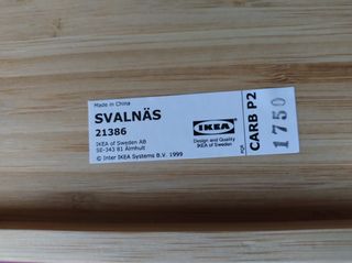 Ikea Svalnas Estante Bambú con Contenedor