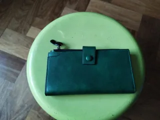 Portafoglio donna verde