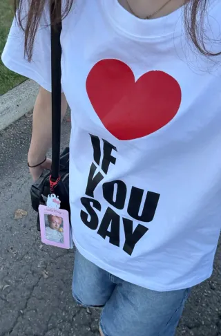 Camiseta Enhypen "if you say"