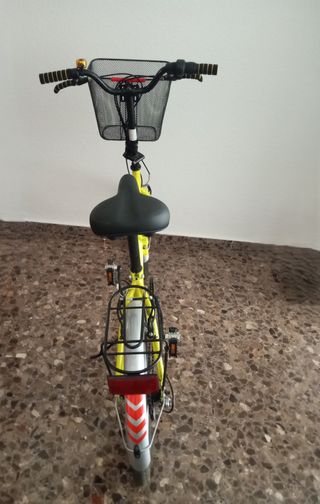 Bicicleta Plegable Amarilla