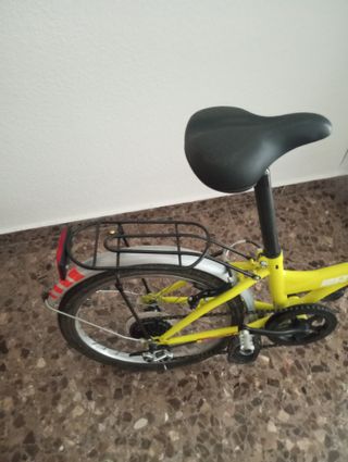 Bicicleta Plegable Amarilla