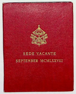 Coppia monete in argento Sede Vacante L.500 - 1978