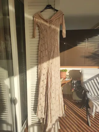 Vestido de encaje de Etxart & Panno Beige
