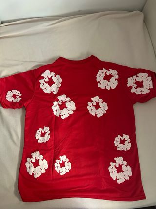 Conjunto Chandal Rojo Flores Blancas