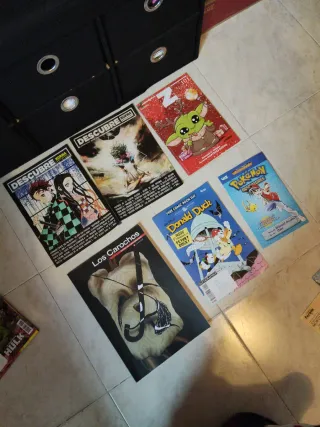 Mega lote comics/manga, revistas, pegatinas...