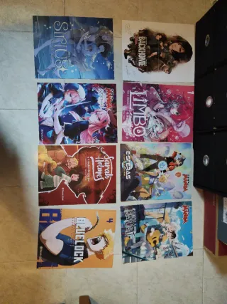 Mega lote comics/manga, revistas, pegatinas...