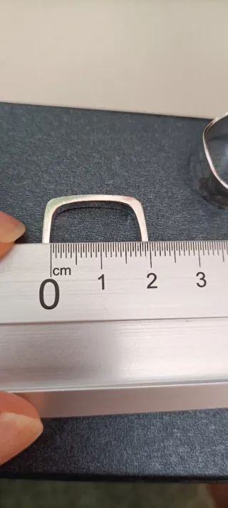 2 Anillos Plata Unisex.