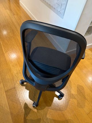 Silla de oficina ergonómica negra,regulable altura