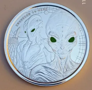 Ghana 20 Cedis Alien Brillante Sin Circular