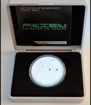 Ghana 20 Cedis Alien Brillante Sin Circular