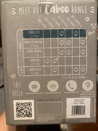 Portabebés Caboo Lite Gris