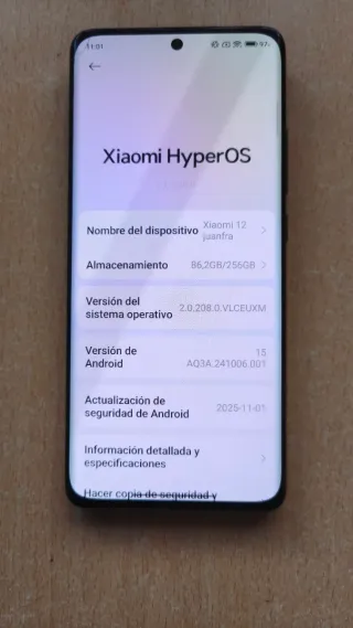 Xiaomi 12 + Cargador Inalambrico