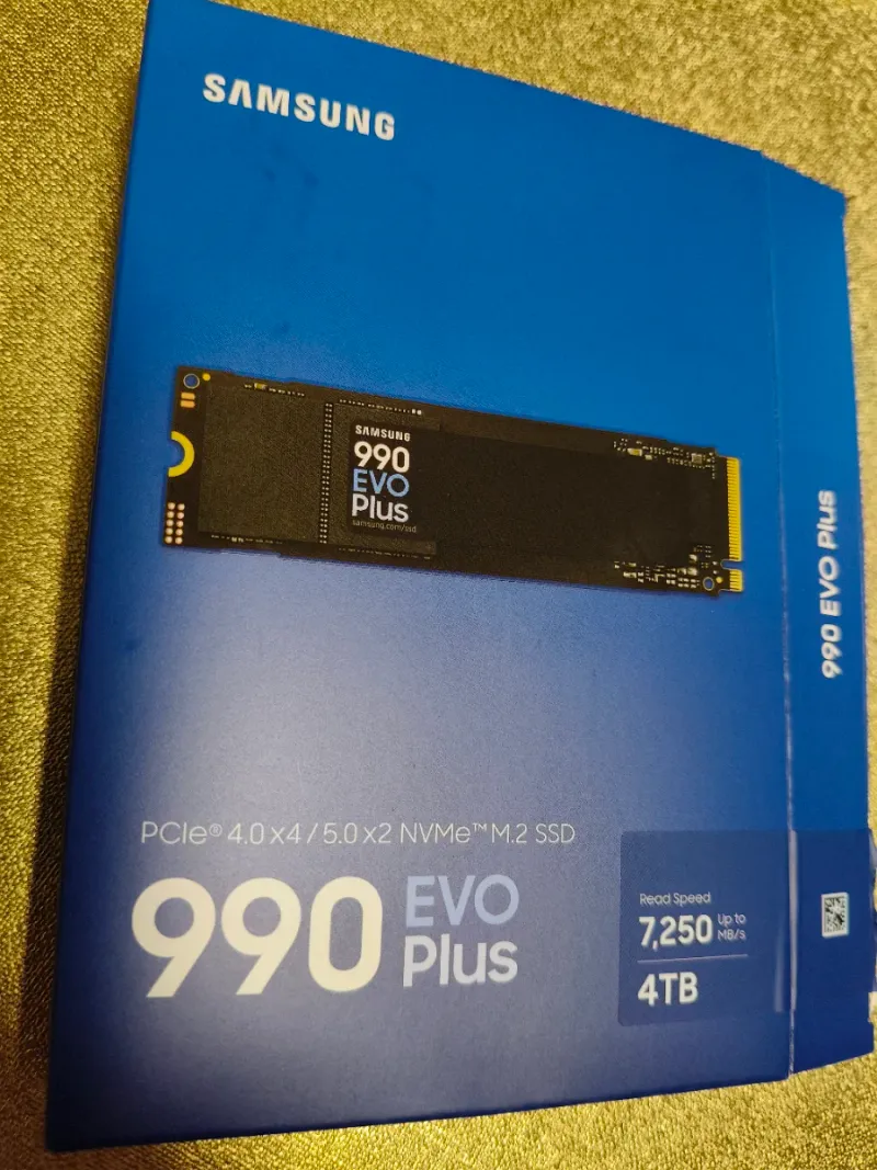 SSD Samsung 990 EVO Plus 4TB NVMe M.2  GEN 4 /5