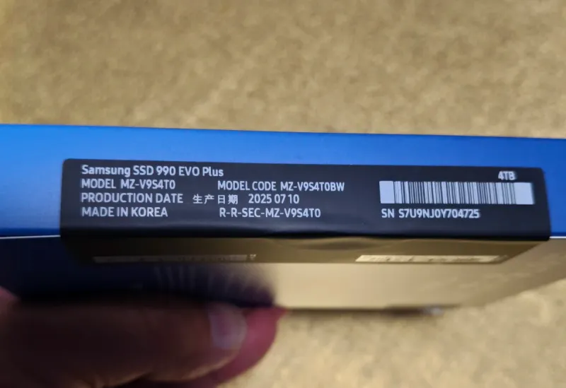 SSD Samsung 990 EVO Plus 4TB NVMe M.2  GEN 4 /5 afbeelding 2