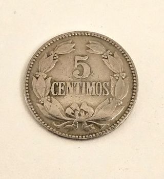 Lote 5 Monedas Antiguas Venezuela