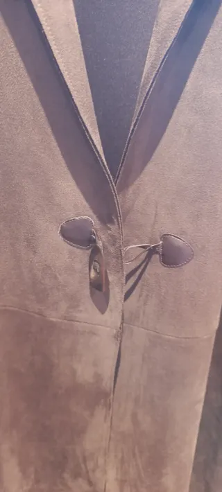 Chaquetón señora marrón