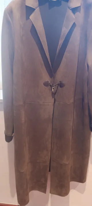 Chaquetón señora marrón