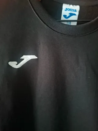 Sudadera Joma Negra y Naranja Talla M