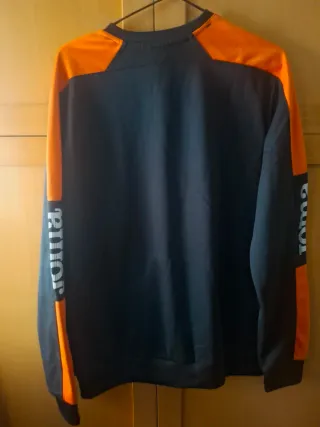 Sudadera Joma Negra y Naranja Talla M