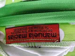 Traje Flamenca Lunares Verde